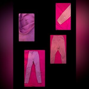 Nike dri-fit leggings. Light pink color. Women's Xs
